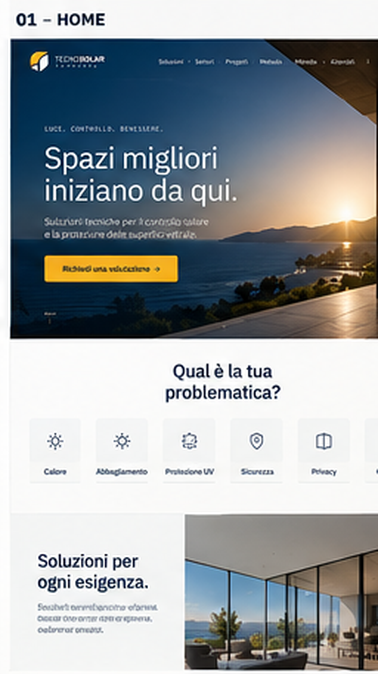 Anteprima concettuale di Home