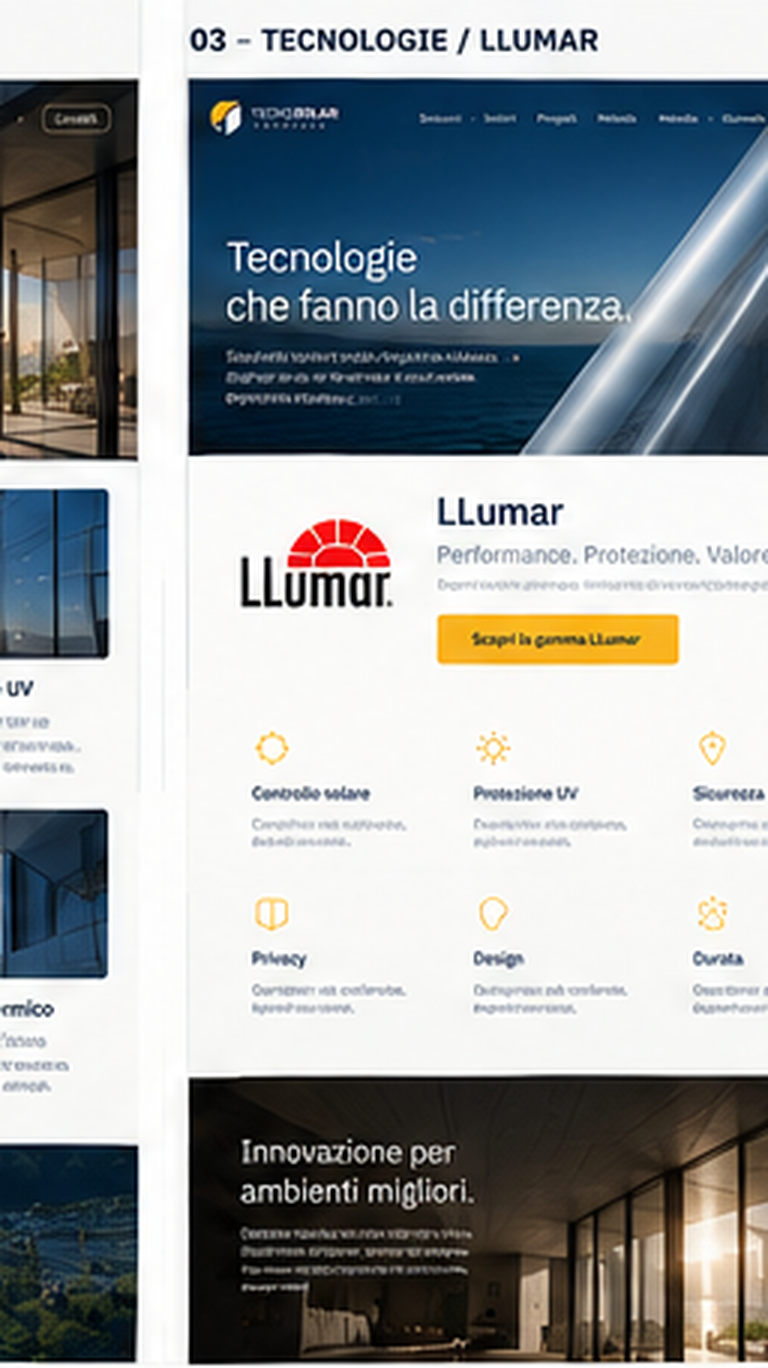 Anteprima concettuale di Tecnologie LLumar